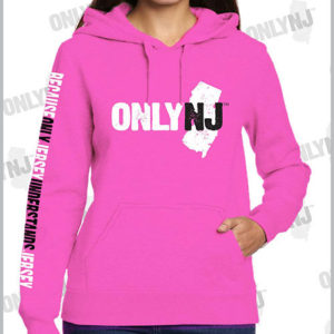 B & W LOGO HOODIE: PINK