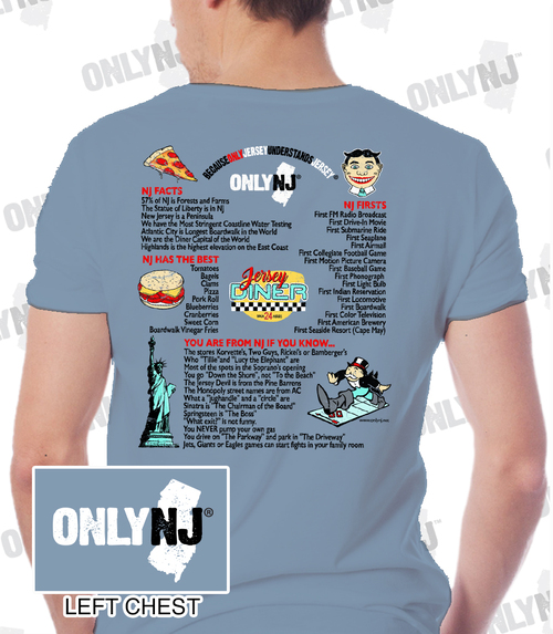 NJ FACTS: WASHED DENIM T-SHIRT
