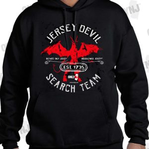 DEVIL SEARCH TEAM HOODIE: BLACK
