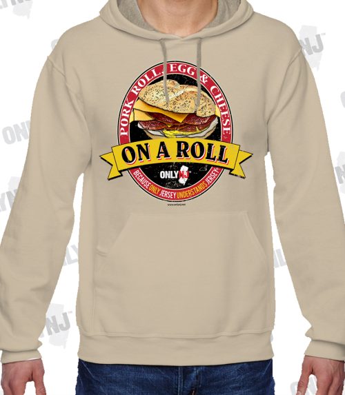 ON A ROLL HOODIE: SAND