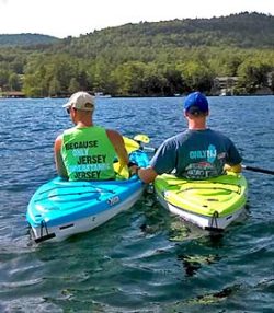 Dan S, Kevin S Lake George